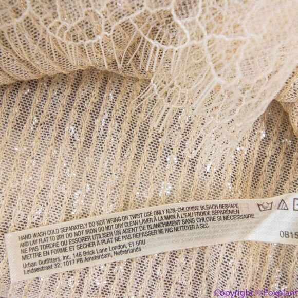 NEW Free People intimately gold rush sequin tie side skirt, M - Picture 14 of 16